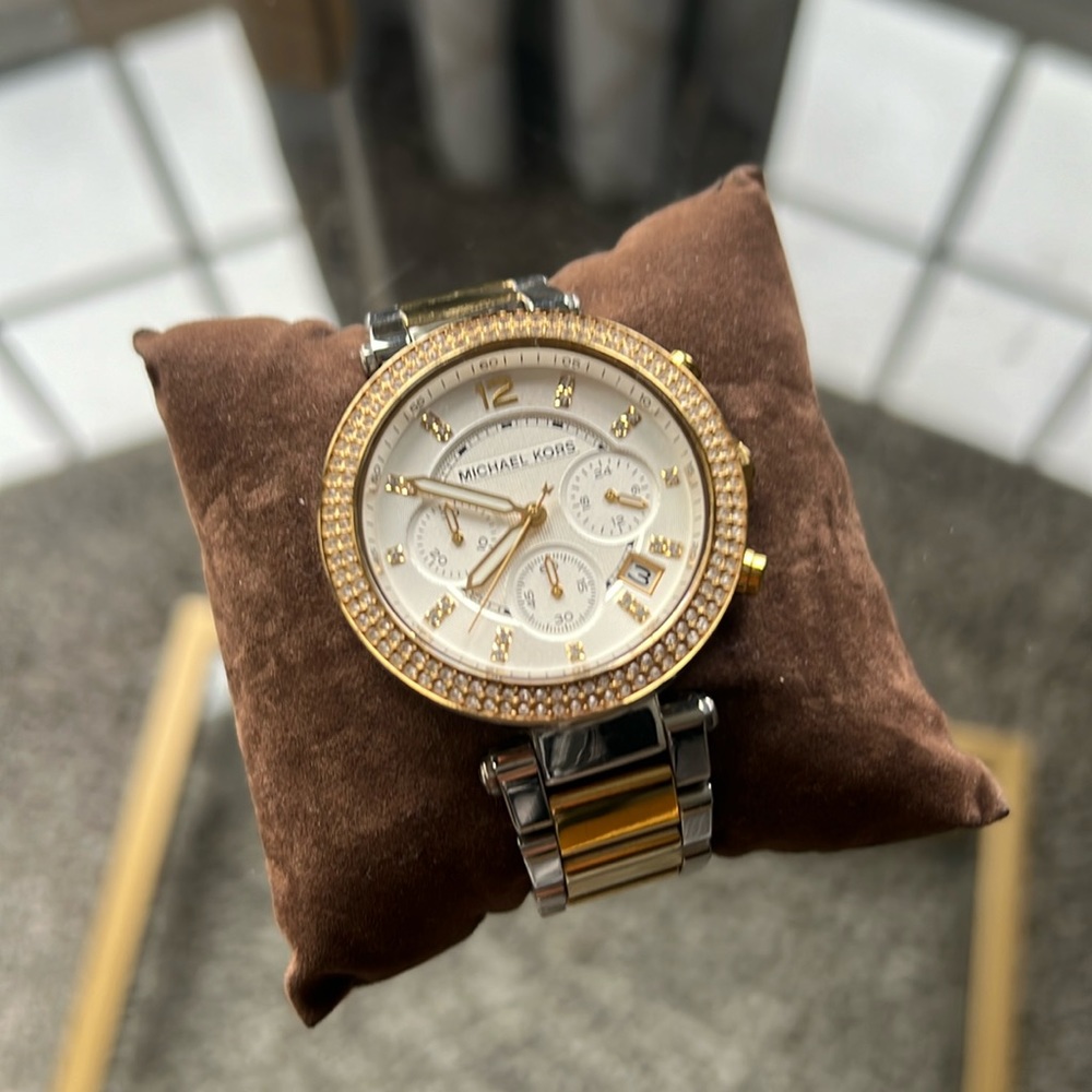Michael Kors two tone watch